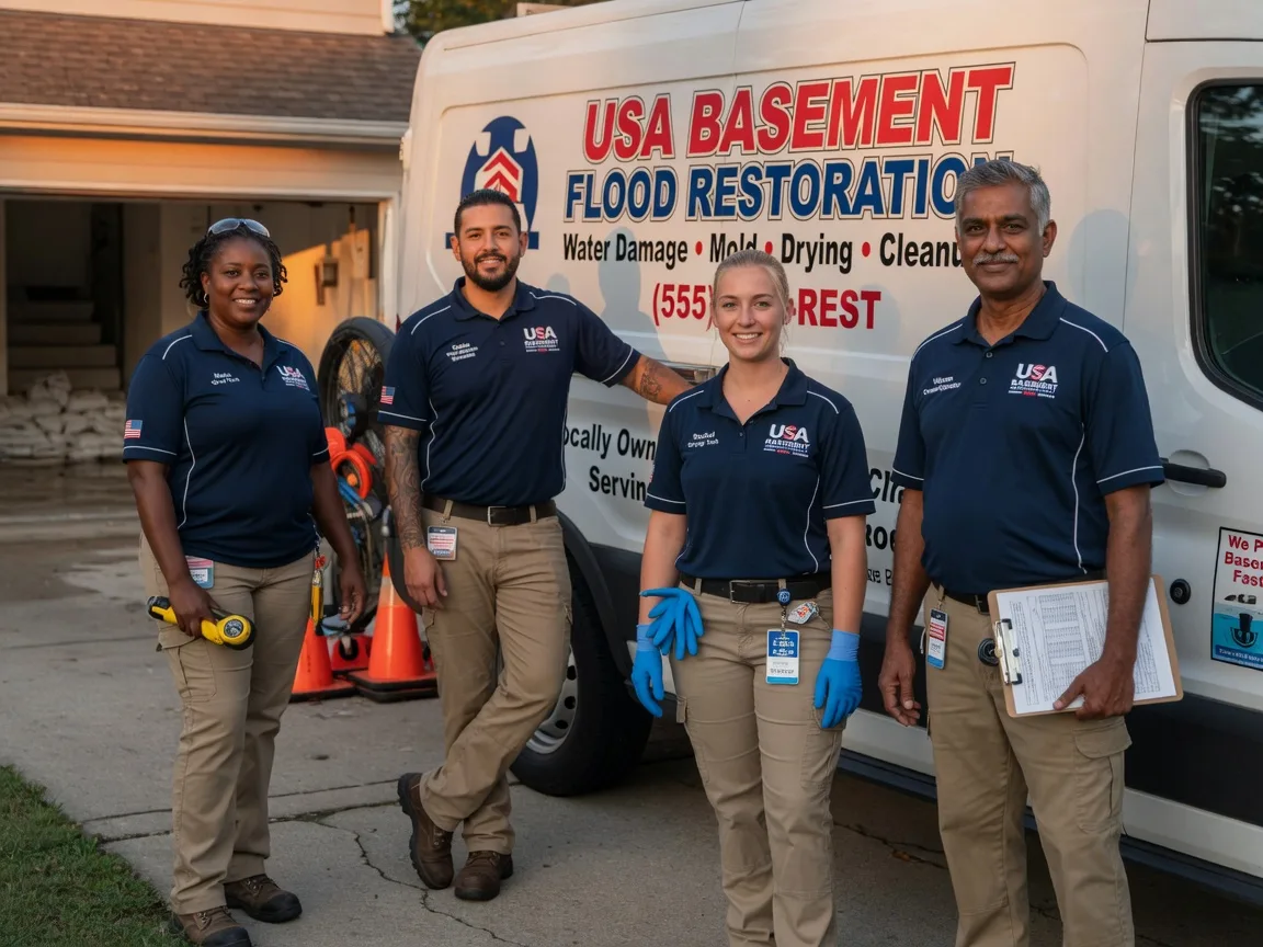 Basement Flood Cleanup company in Hamshire, TX